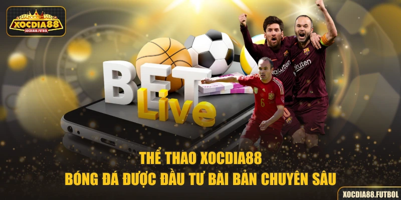 Thể thao XOCDIA88 - Bóng đá được đầu tư bài bản chuyên sâu